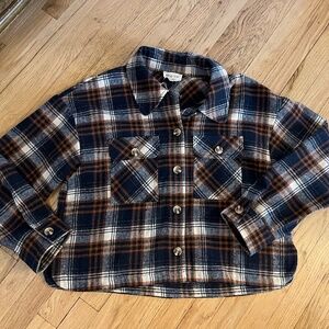 New-in Plaid spring lightweight jacket